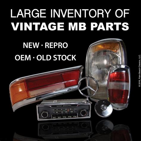 vintage mercedes parts for sale